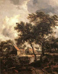 Hobbema Meyndert The Water Mill 1660s  A4 Photo Print