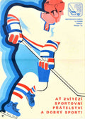 Hockey Poster Ms78 Vintage Retro Advert Poster A4 Photo Print