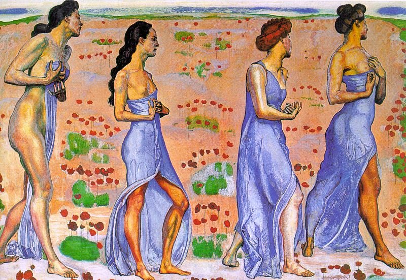 Hodler Ferdinand Swiss 1853 19184 Art A4 Photo Print
