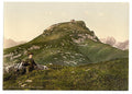Hohen Kasten view Appenzell Vintage A4 Photo Print