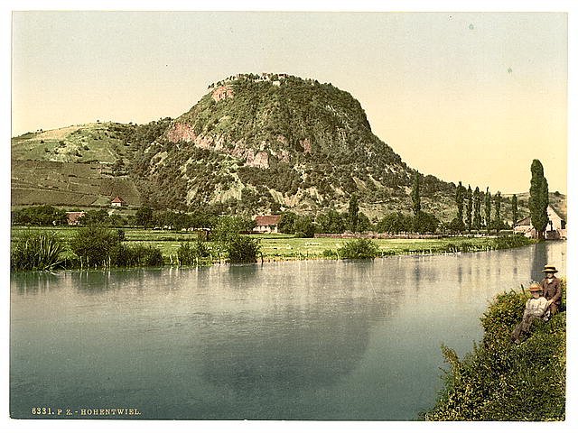 Hohentweil general view Baden Vintage A4 Photo Print
