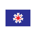 Hokkaido Gub Flag N2535 A4 Photo Print
