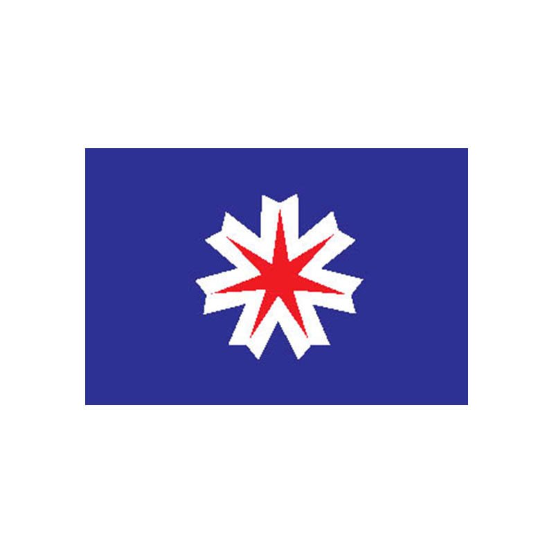 Hokkaido Gub Flag N2535 A4 Photo Print