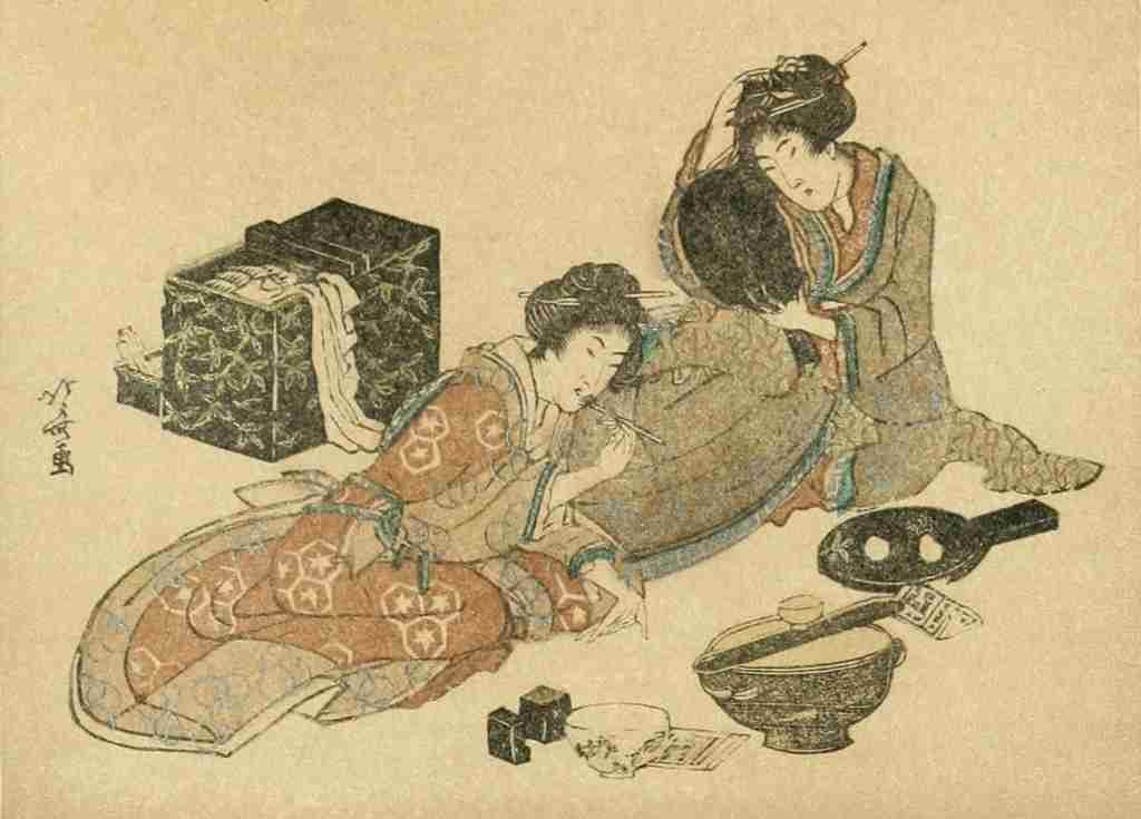 Hokusai Katsushika 1760 1849 New Year Card The International Studio 1913 A4 Photo Print