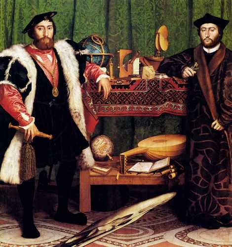 Holbein Hans The French Ambassadors A4 Photo Print