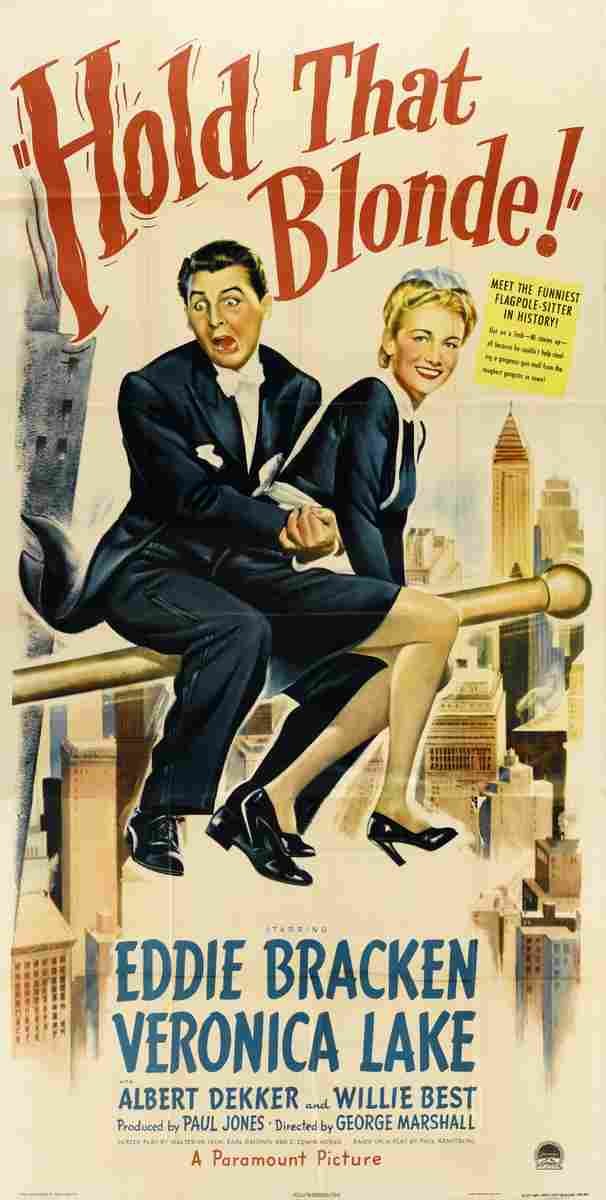 Hold That Blonde 02  film star poster A4 Photo Print