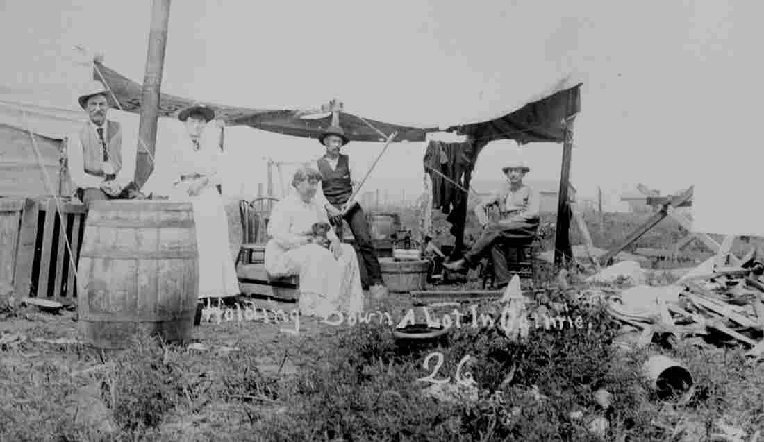Holding Down A Lot In Guthrie By C P Rich ca 1889 Military A4 Photo Print