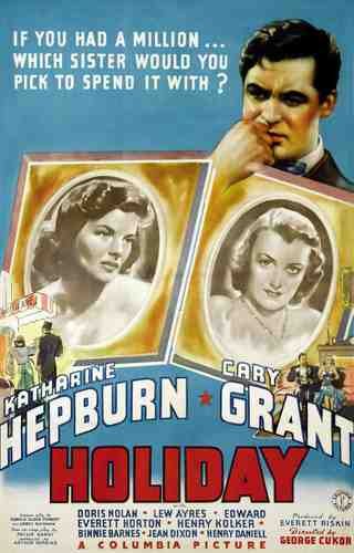  Holiday 1938 03 film star poster A4 Photo Print