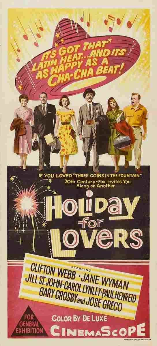 Holiday for Lovers 03  film star poster A4 Photo Print