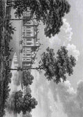 Holkham House Norfolk Thomas Wenman Coke Uk Watts 1779 crop A4 Photo Print