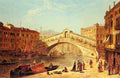 Holland James A View Of The Rialto Bridge Venice A4 Photo Print