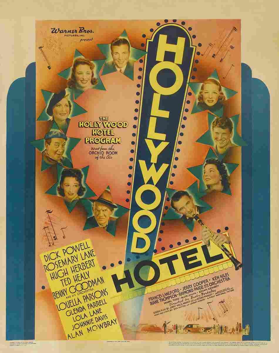 Hollywood Hotel 03  film star poster A4 Photo Print