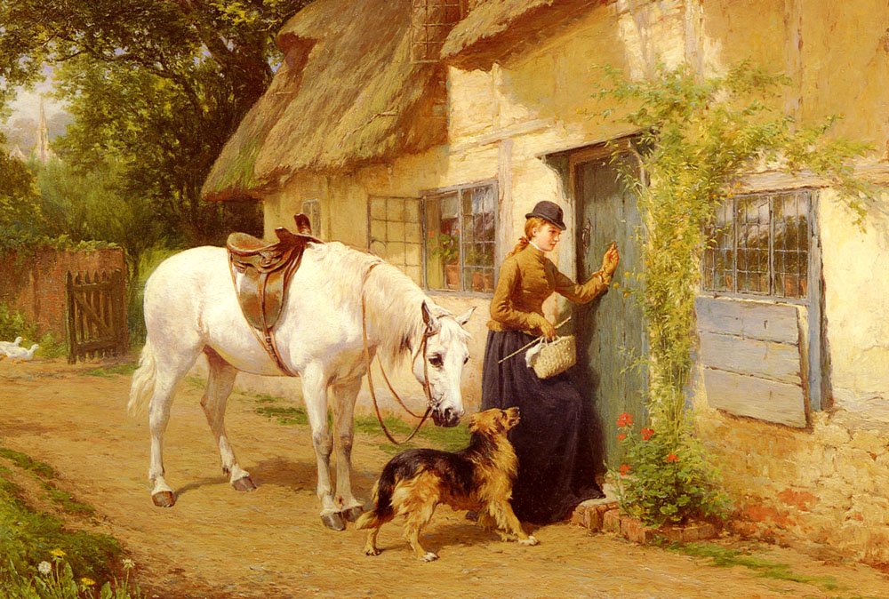 Holmes George The Visitor Art A4 Photo Print