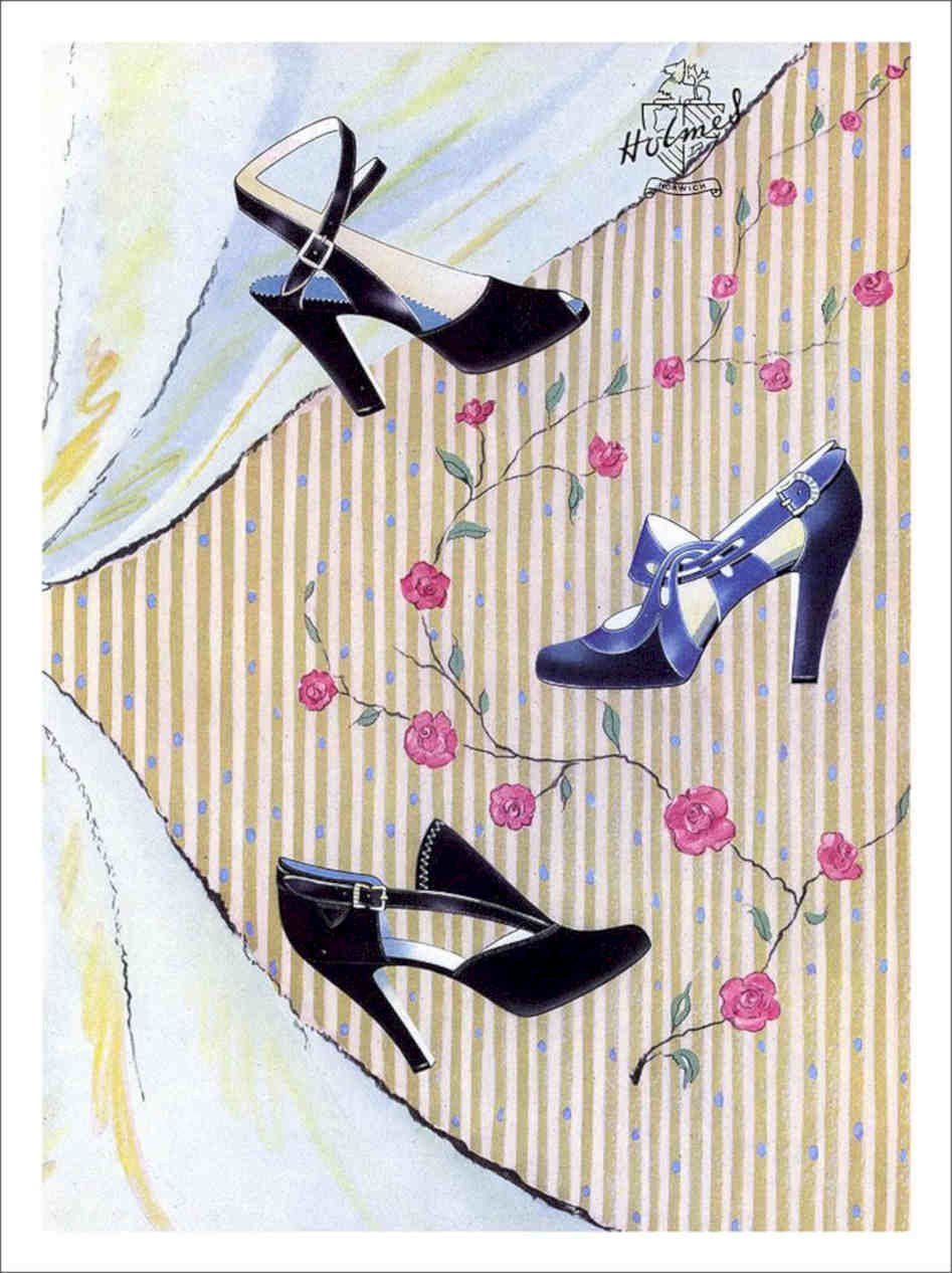 Holmes Shoes Vintage Retro Advert Poster A4 Photo Print