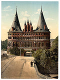 Holstengate Lubeck Vintage A4 Photo Print