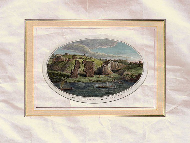 Holt Castle Wrexham Wales England Lambert Of Lewes Basire 1782 Vintage A4 Photo Print