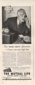Home Front Physician Vintage Retro Advert Ads A4 Photo Print