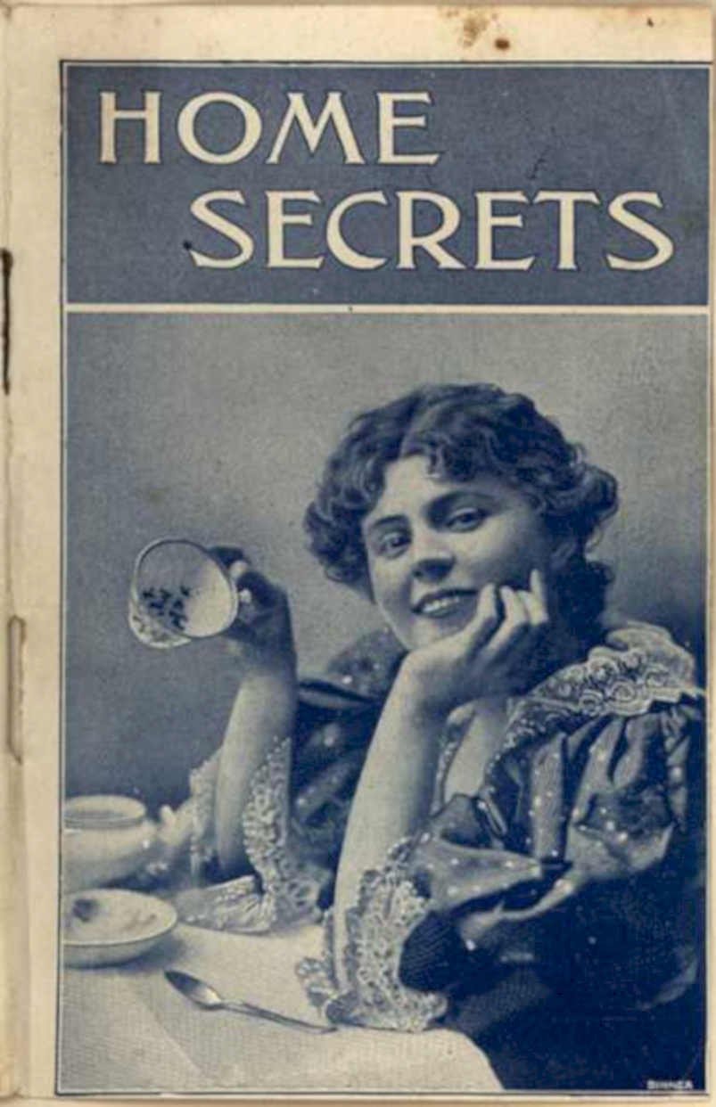 Home Secrets Book Vintage Retro Advert Ads A4 Photo Print