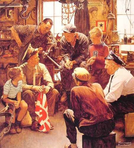 Homecoming Marine A4 Photo Print