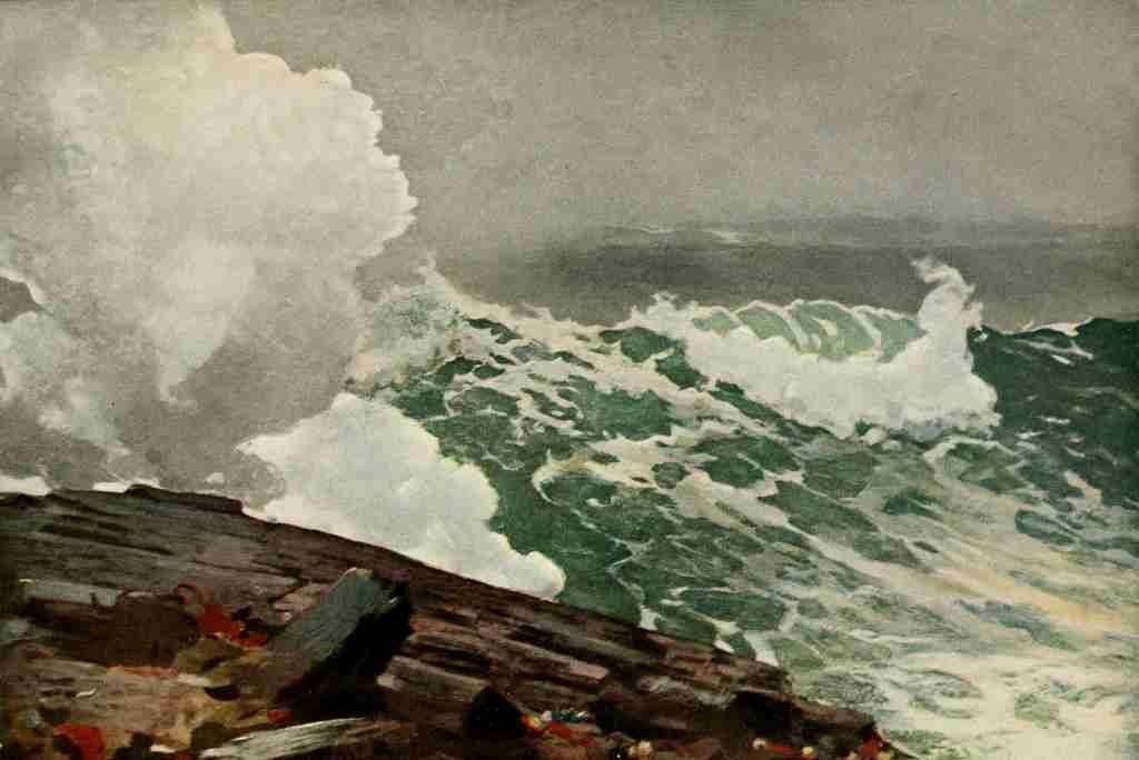 Homer Winslow 1836 1910 Northeaster The Century Magazine 94 1917 A4 Photo Print