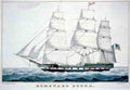 Homeward Bound Ship Vintage A4 Photo Print
