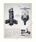 Honda 125 Scooter Vintage Retro Advert Poster A4 Photo Print