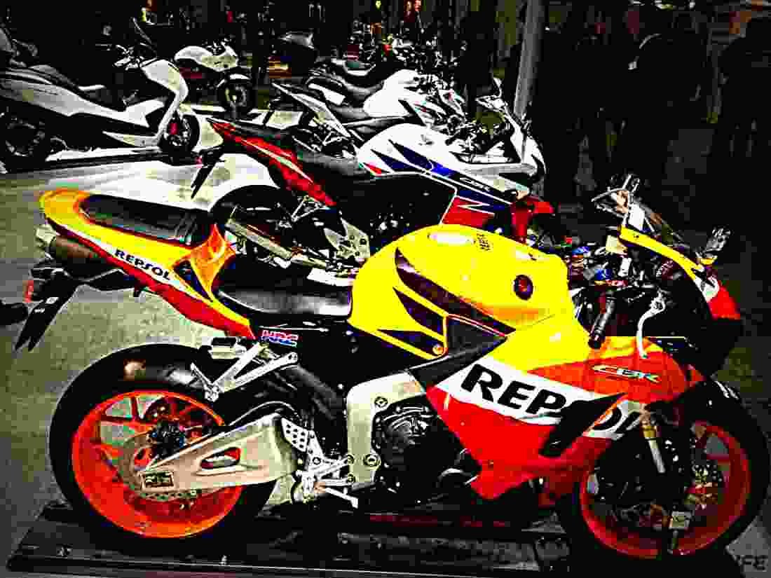 Honda 400X 400cc 5 motorbike A4 Photo Print