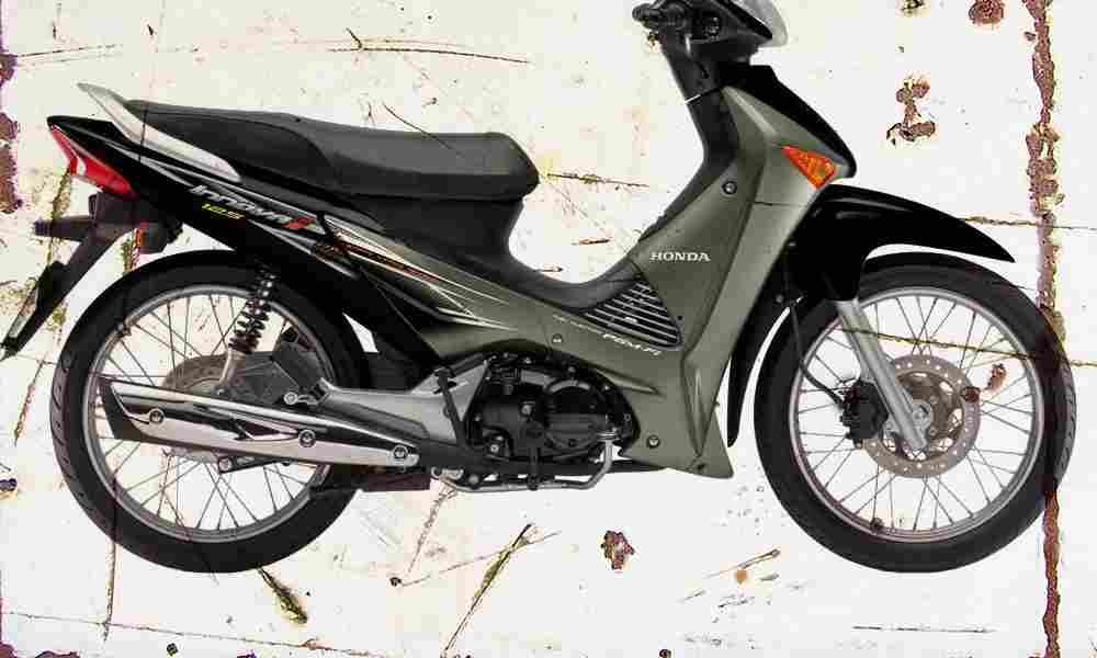 Honda ANF125 Innova 2007 Aged Vintage A4 Photo Print