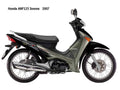 Honda ANF125 Innova 2007 motorbike A4 Photo Print