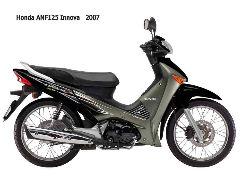 Honda ANF125 Innova 2007 motorbike A4 Photo Print