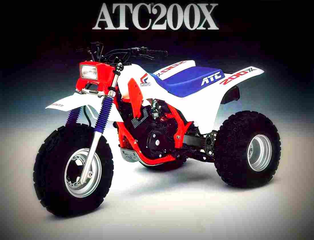 Honda ATC 200x ATC 200x 3 motorbike A4 Photo Print
