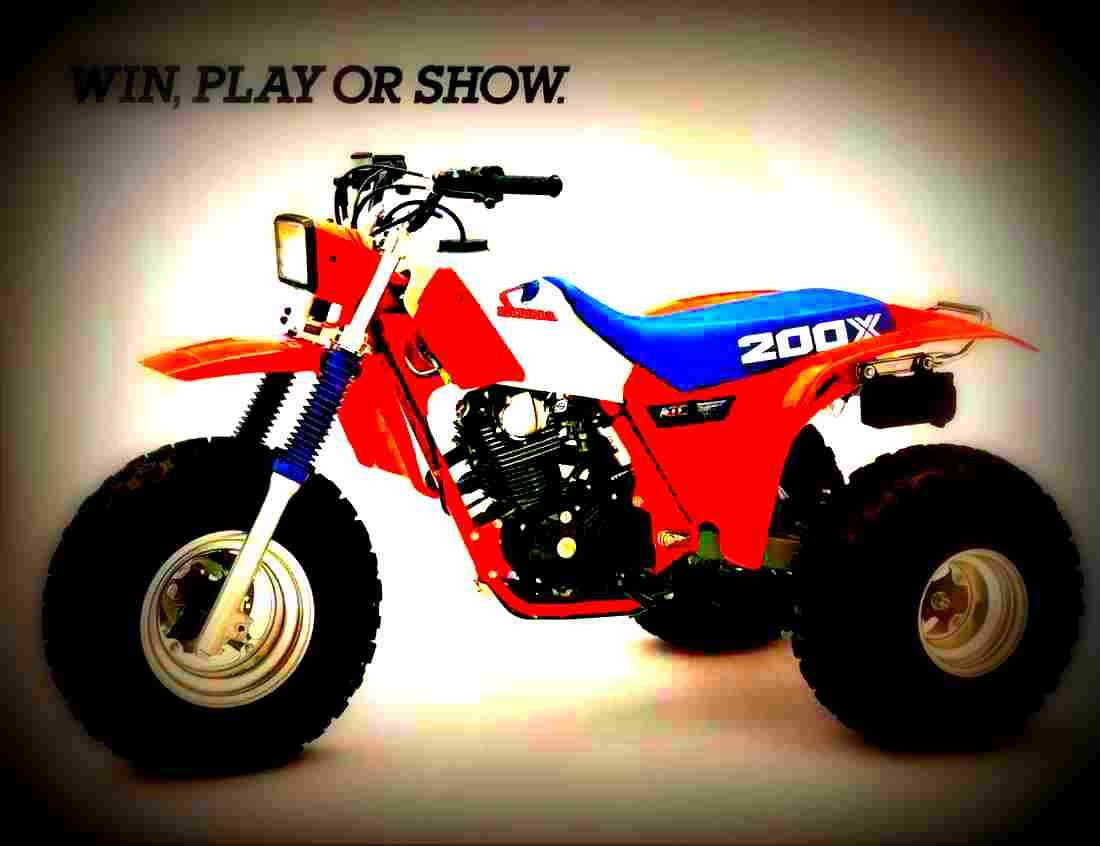 Honda ATC 200x ATC 200x 4 motorbike A4 Photo Print