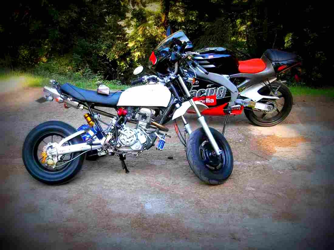 Honda Ape 50 2002 3 motorbike A4 Photo Print