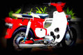 Honda C 90 C 90 3 motorbike A4 Photo Print