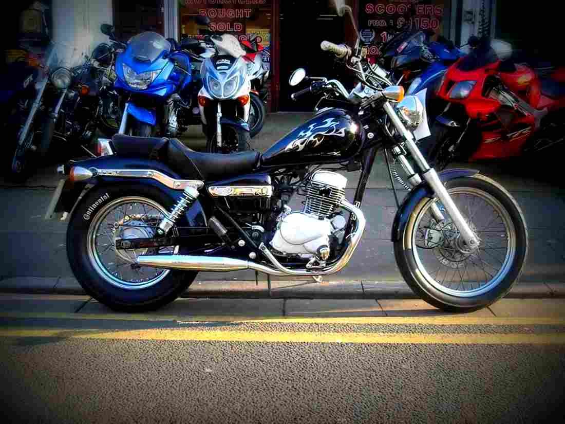 Honda CA 125 Rebel 1998 5 motorbike A4 Photo Print
