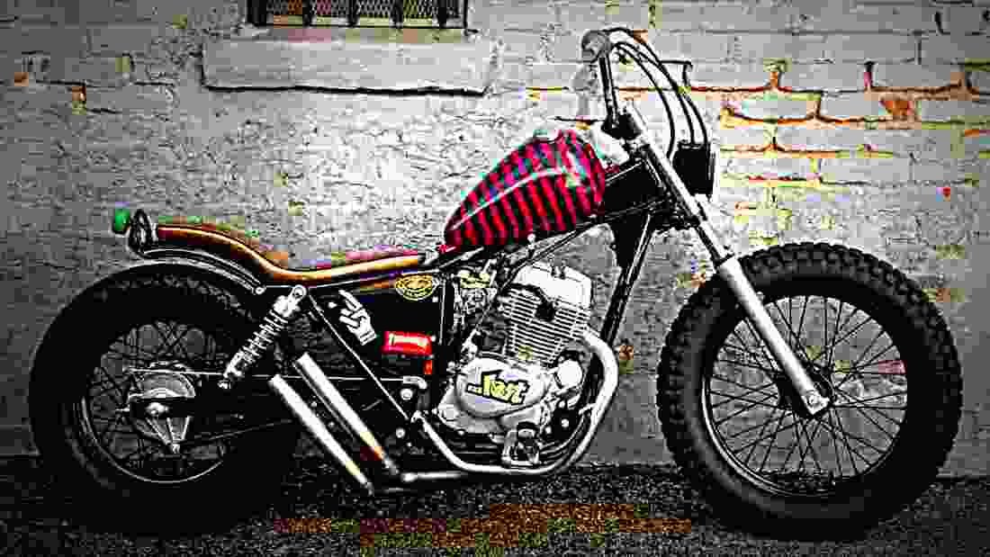 Honda CA 125 Rebel 2001 4 motorbike A4 Photo Print