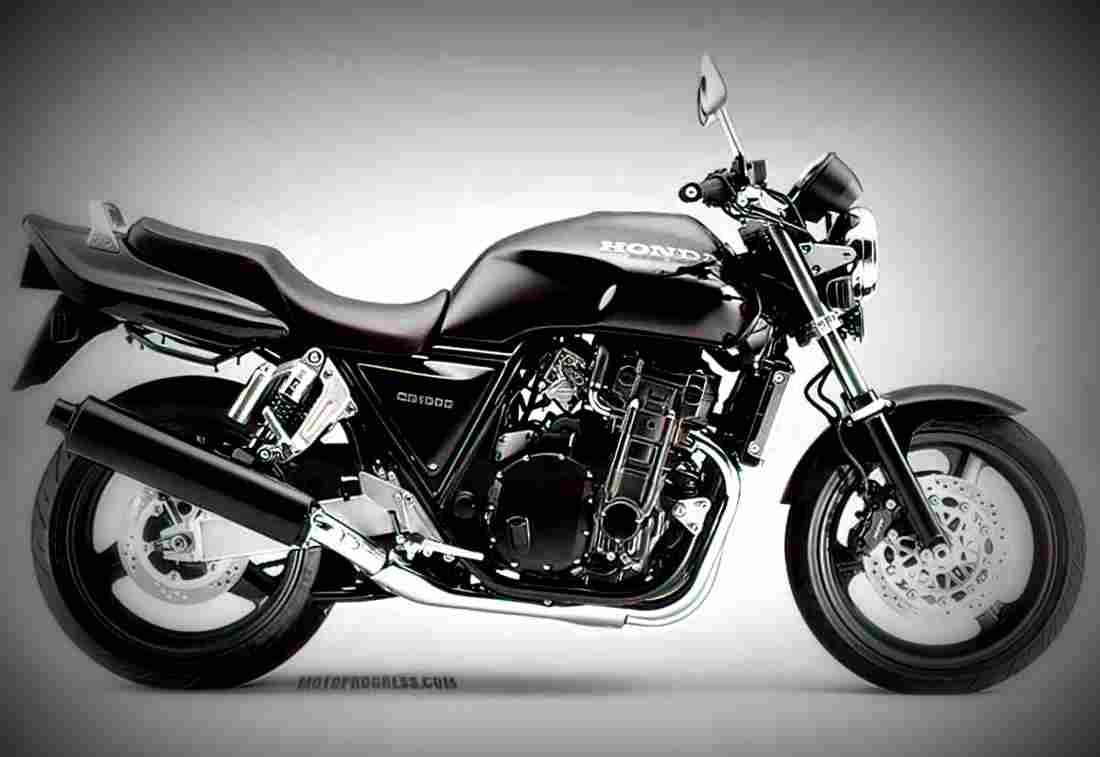 Honda CB 1000 Big 1 1993 1 motorbike A4 Photo Print