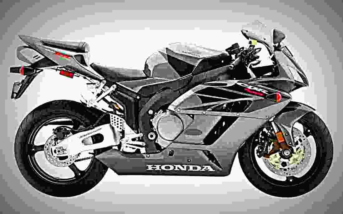 Honda CB 1100 F (reduced effect) 1984 3 motorbike A4 Photo Print