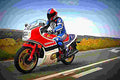 Honda CB 1100 R (reduced effect) 1983 1 motorbike A4 Photo Print
