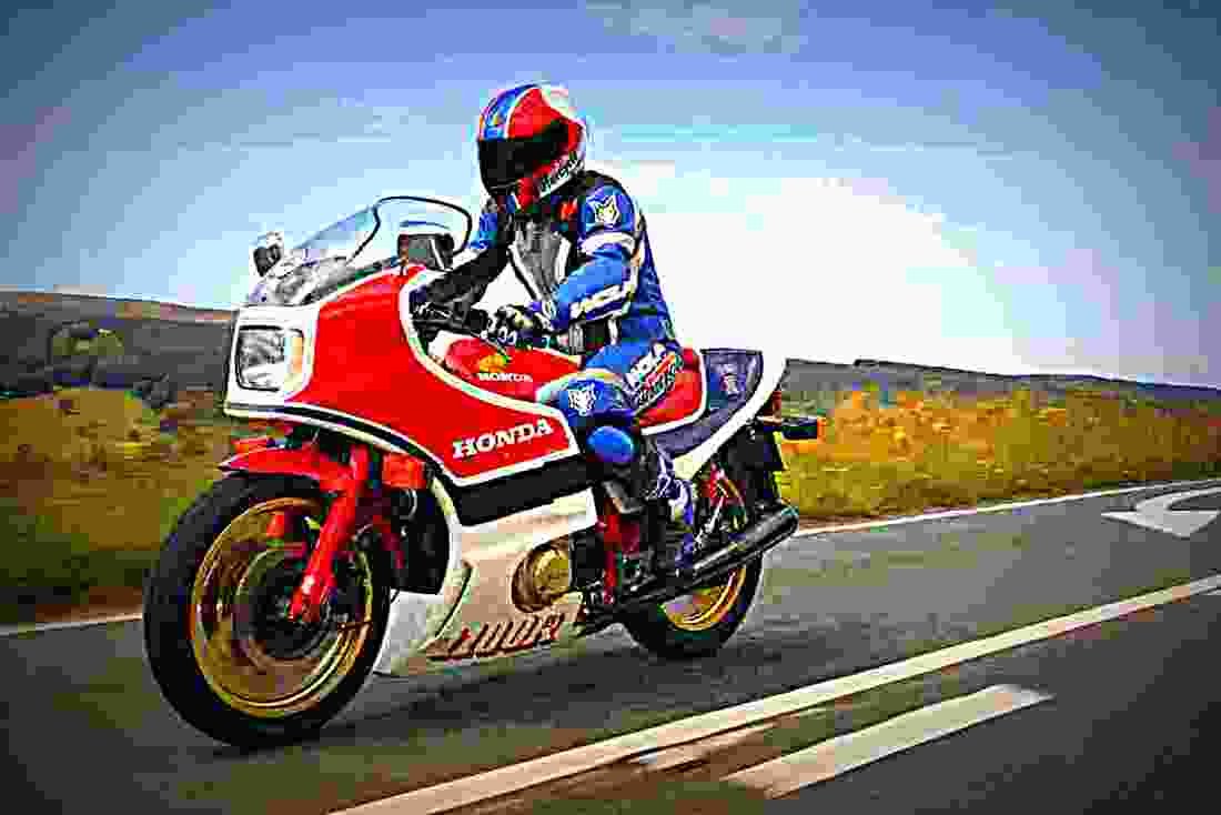 Honda CB 1100 R (reduced effect) 1983 1 motorbike A4 Photo Print