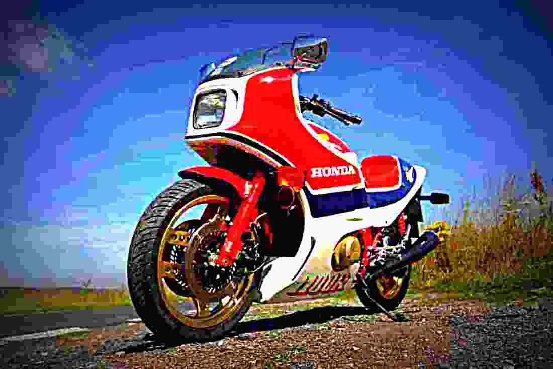 Honda CB 1100 R (reduced effect) 1983 2 motorbike A4 Photo Print