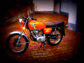 Honda CB 125 1970 1 motorbike A4 Photo Print