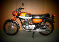 Honda CB 125 1970 6 motorbike A4 Photo Print
