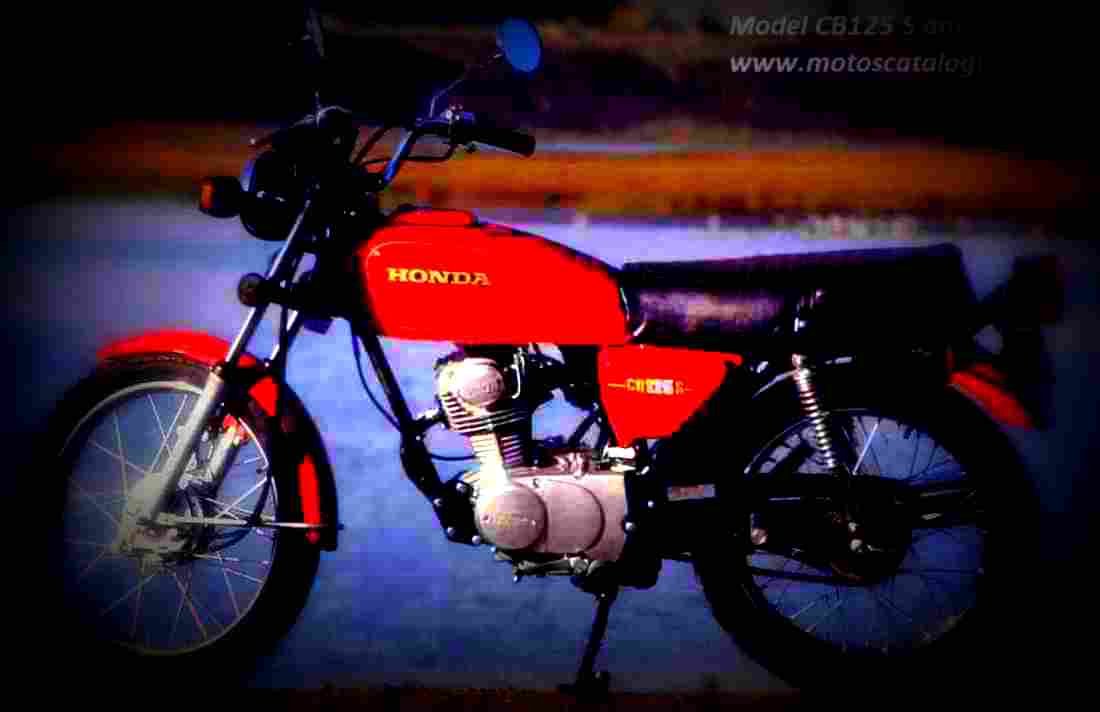 Honda CB 125 S 1979 6 motorbike A4 Photo Print