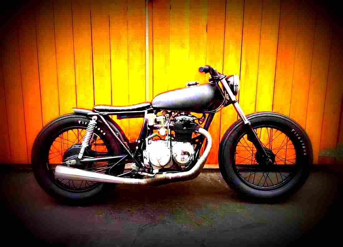 Honda CB 125 SS 1972 2 motorbike A4 Photo Print