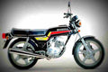 Honda CB 125 T 1978 1 motorbike A4 Photo Print