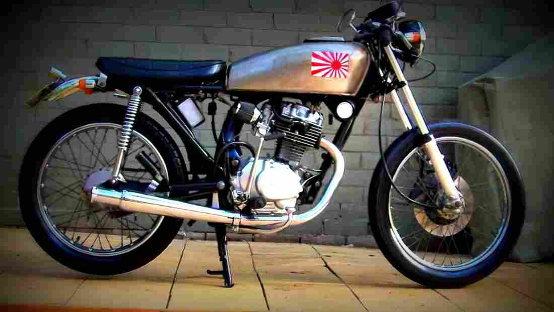 Honda CB 125 T 2 1979 4 motorbike A4 Photo Print