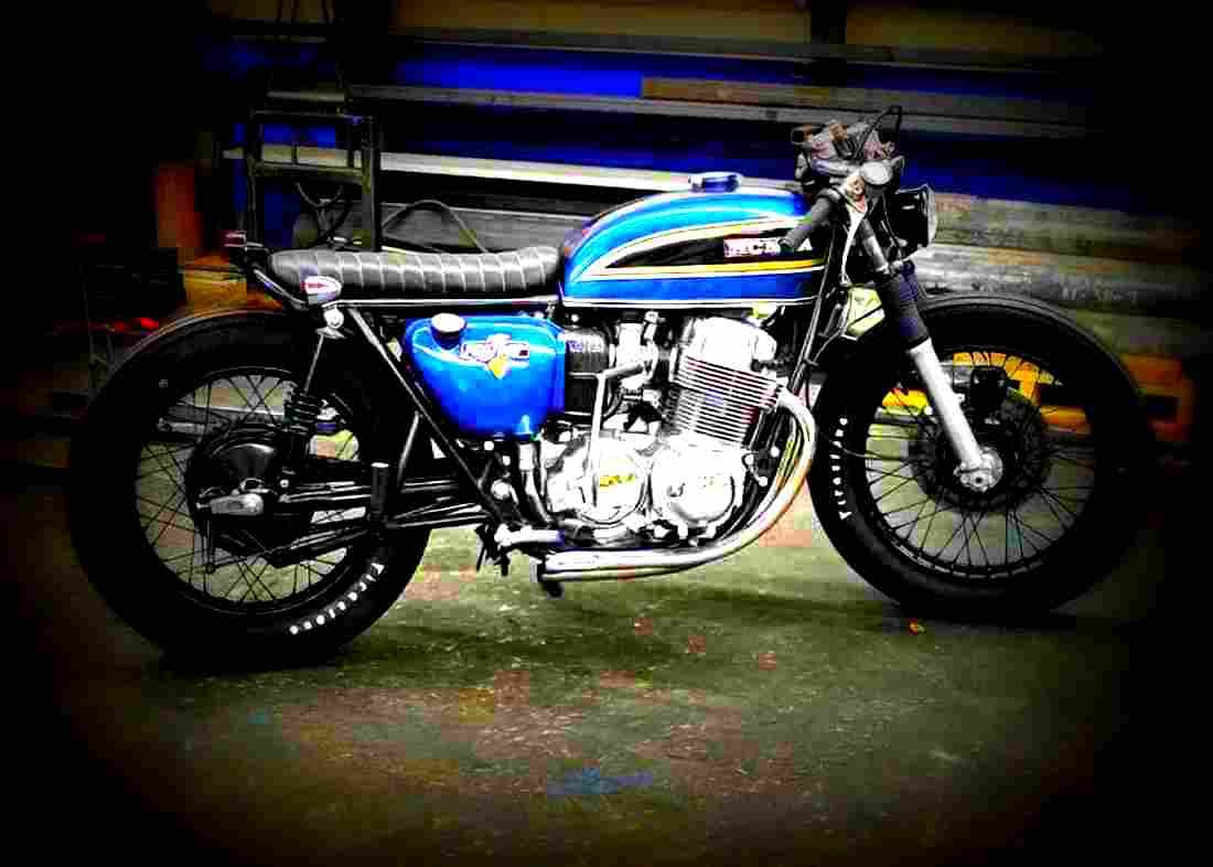 Honda CB 125 T 2 1979 6 motorbike A4 Photo Print