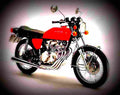 Honda CB 125 T 2 1985 6 motorbike A4 Photo Print