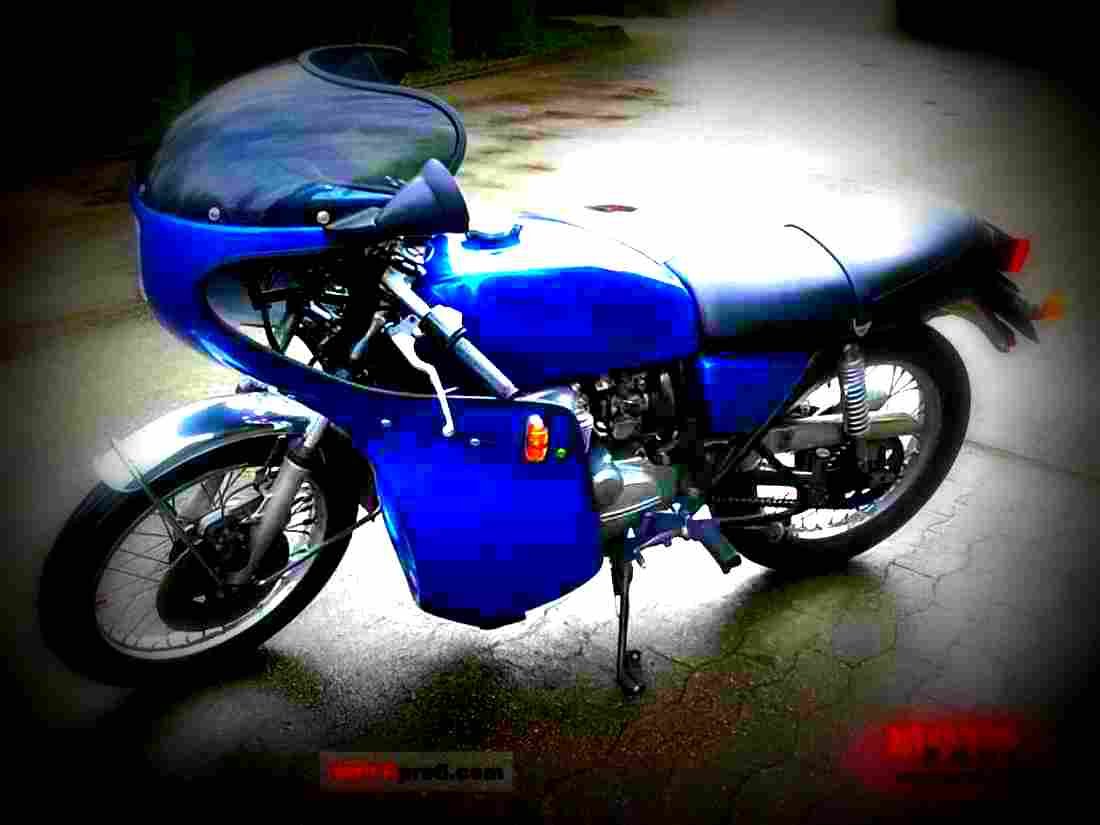 Honda CB 125 T 2 (reduced effect) 1986 6 motorbike A4 Photo Print